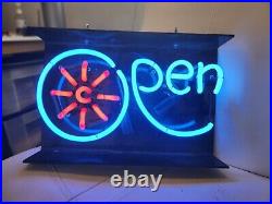 16 Open Neon Sign Vintage Decor Display Gift Man Cave Beer Store Neon Sign