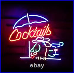 17x14 Cocktail Custom Pub Artwork Vintage Style Boutique Neon Sign Light Decor