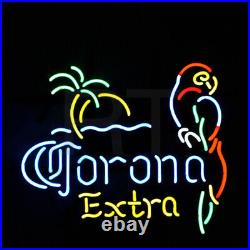 17x14 Parrot Extra Yellow Vintage Style Real Neon Sign Beer Glass Gift