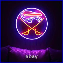 17x17 Buffalo Sabres Flex LED Neon Sign Party Gift Vintage Décor Club Bar Shop