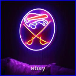 17x17 Buffalo Sabres Flex LED Neon Sign Party Gift Vintage Décor Club Bar Shop