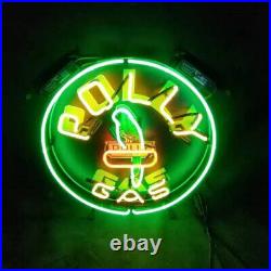 18x18 Polly Gas Neon Sign Shop Vintage Style Glass Free Expedited Shipping