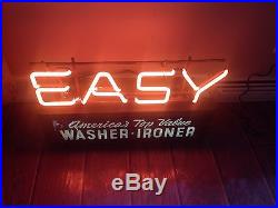 1930's-40's Vintage EASY Washing Machine Neon Sign