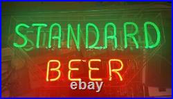 1940s Standard Beer Vintage Neon Sign Cleveland Ohio