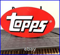 1990's RARE Topps STORE Vintage Neon Light Display 15.5 x 9 x 4.5 WORKS