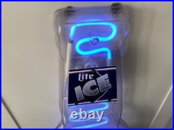1995 Vintage Miller Lite Ice Beer Bottle Sign Neon Sign 41 Tall Works Free Ship