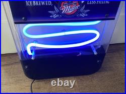 1995 Vintage Miller Lite Ice Beer Bottle Sign Neon Sign 41 Tall Works Free Ship