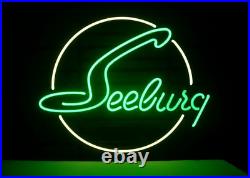 19 Green Seebvrg Vintage Style Neon Sign Font Store Beer Bar Handmade Craft