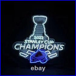 2022 Cup Champions Neon Light Window Shop Vintage Neon Free Expedited Shipping