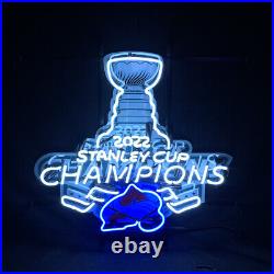 2022 Cup Champions Neon Light Window Shop Vintage Neon Free Expedited Shipping