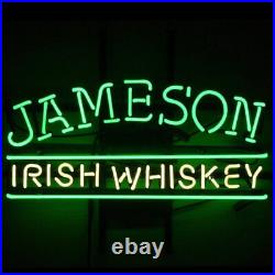 20x10 Jemeson Irish Whiskey Vintage Style Custom Neon Sign Beer Bar Artwork