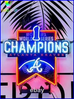20x24 2021 Wold Series Champions Store Bar Vintage Style Neon Sign Custom