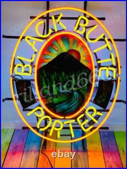 20x24 Black Butte Porter Store Bar Decor Vintage Style Neon Sign Custom Window
