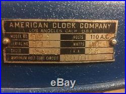 21 Inch Vintage Neon Clock BANK OF AMERICA Sign (American Clock Company)