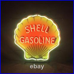 24Gasoline Neon Light Sign Shop Vintage Glass Lamp Free Expedited Shipping