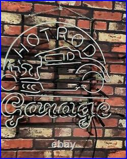 24 Hot Rod Garage Neon Sign Bar Garage Shop Vintage Style Custom Handcraft