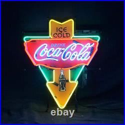 24 Ice Cold Cola Neon Sign Bar Shop Vintage Style Free Expedited Shipping