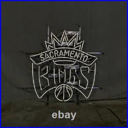 24 Sacramento Basketball Glass Vintage Style Neon Sign For Bar Game Room Art