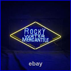 24x20 Rovky Water Mercantile Bar Decor Vintage Neon Sign Custom Window Display
