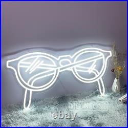 29.96 Custom Neon Sign Glasses LED Night Light vintage Light Room Decor