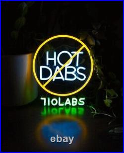 710 Labs Neon Sign No Hot Dabs Rare 2021 Merch Limited Release Vintage Heady