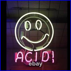 ACID FACE Neon Light Sign Room Decor Vintage Style Neon Craft Window 17