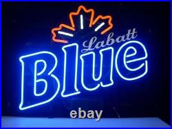 Acrylic Labatt Blue Vintage Neon Sign Decor Shop Neon Beer Sign