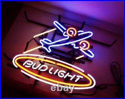 Air Plane BVD Beer Vintage Bar Bistro Window Room Workshop Neon Sign Light
