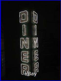 Amazing Vintage large neon diner sign for bar, restaurant, or man cave