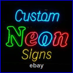 American Ale Beer Lager Vintage Style 24x20 Neon Sign Lamp Light Real Glass