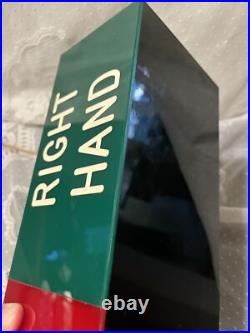 Antique Unusual Plastic Light Up Sign Left Hand Right Hand Medical Works Lost