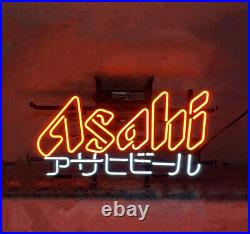 Asahi Neon Sign Neon Light Sign Vintage Artwork Custom Neon Beer Sign Glass