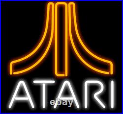 Atari Vintage Video Game Room 20x16 Neon Sign Bar Lamp Beer Light Man Cave