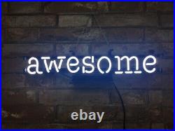 Awesome White Neon Sign Vintage Custom Decor Gift Man Cave Beer Display 16