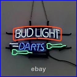 BVD Light Dart Vintage Neon Sign Display Real Glass Game Room Lamp