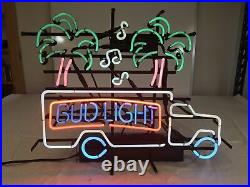 BVD Light Lorry Decor Wall Vintage Real Glass Bedroom Bar Neon Sign Lamp