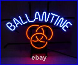 Ballantine Neon Light Sign Beer Bar Decor Glass Vintage Lamp Artwork 17