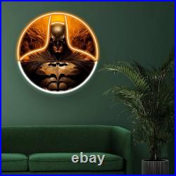 Batman LED Neon Sign 24x24 Light Man Cave Beer Bar Vintage Wall Decor