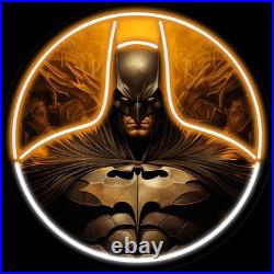Batman LED Neon Sign 24x24 Light Man Cave Beer Bar Vintage Wall Decor