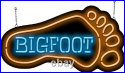 Bigfoot Neon Sign Jantec 32 x 18 Vintage Christmas Gift