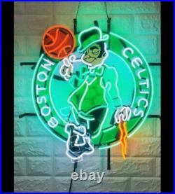 Boston Celtics Neon Wall Sign Club Bar Cave Artwork Vintage Neon Light Acrylic