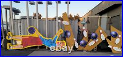 Bowling Girl Vintage Figural NEON wall sign 18' tall with Balls and Pins incl Bowling Girl Vintage Figural NEON wall sign 18' tall with Balls and Pins incl