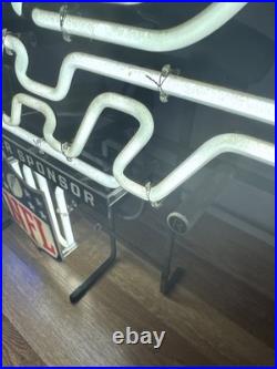 Bud Light Beer Official Beer Sponsor NFL Neon Sign Vintage 2000s