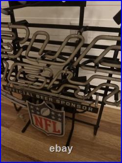 Bud Light Beer Official Beer Sponsor NFL Neon Sign Vintage 2000s