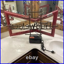 Budweiser 30 Bowtie Neon Sign Original 1992 Anheuser Busch Vintage