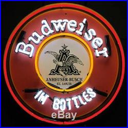 Budweiser Bud in Bottles Neon Sign Bud Bar beer light wall lamp vintage style