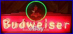 Budweiser Neon Sign Vintage Bar Light King of Beers FREE SHIPPING