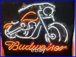 Budweisers Vintage Old Car Auto Garage 20x16 Neon Sign Lamp Light