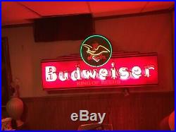 Budwieser Neon Sign vintage King of Beer Eagle series 5ft long 26 inche