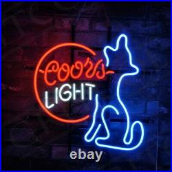 COORS Light Doggy Custom Vintage Decor Boutique Artwork Neon Sign Beer